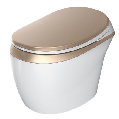 China Auto Operation HHSN Modern Colorful Automatic Bathroom Intelligent Toilet for sale