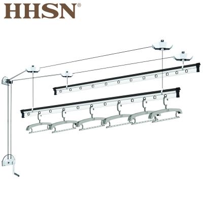 China Eco - Friendly Hanger HHSN Home Wall Mounted Clothes Rack For Drying Clothes for sale