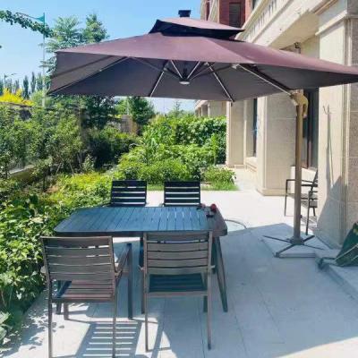 China Various Beach Umbrella High Quality Durable Using Waterproof Garden Solar Umbrella With Led Light Commercial for sale