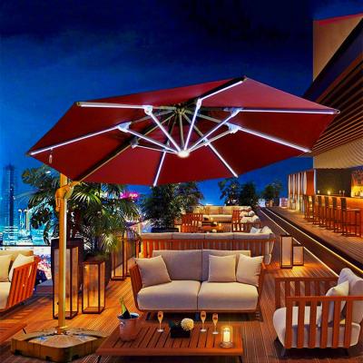 China Restaurant Bar Sun Umbrella New Beach Umbrella Waterproof Solar Outdoor Umbrella Type for sale