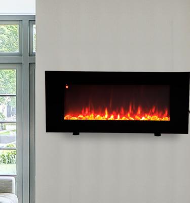 China Living Room Modern Decoration Style High Simulation Embedded Fireplace for sale