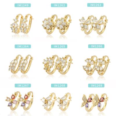 China IPMIN 2020 CLASSIC fashion jewelry earrings gold plated latest design interesting women earrings for sale