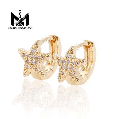 China High quality 2019 new simple small star design gold plated earring for women for sale