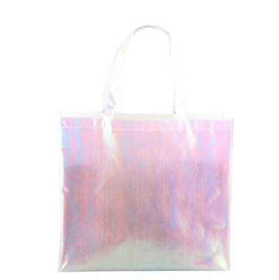 China OEM Recyclable Production Recyclable Holographic Non Woven Shopping Bag for sale