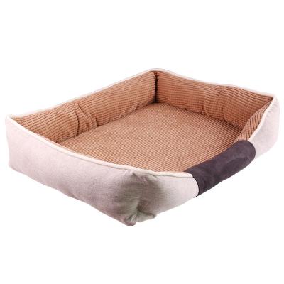 China Double-Sided Pet Kennel Cat Kennel Plush Dog Mat Foldable and Washable Warm Bed Pet Stored Kennel Supplies for sale