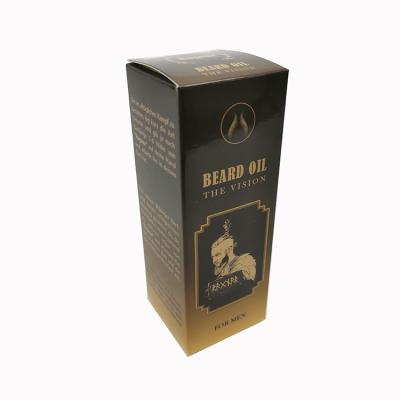 China Recycled Materials Wholesale Black Printing Custom Design Collapsible Skin Care Packaging Boxes for sale