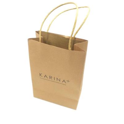 China Materials factory price custonm color reusable clothes kraft paper gift shopping bags for sale