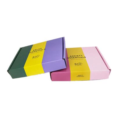 China Recyclable Eco Friendly Custom Printed Cosmetics Shipping Skincare Shipping Box for sale