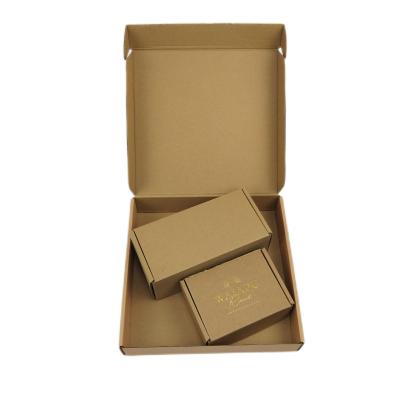 China High quality custom recycled materials eco corrugated paper printing kraft paper box for sale