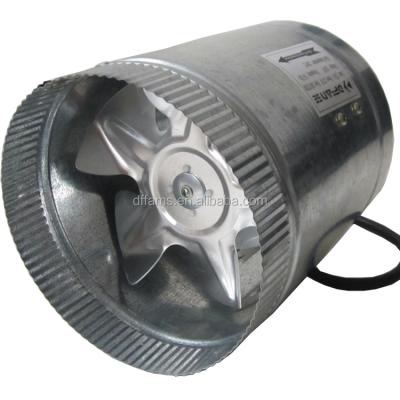 China Low Noise Power Saving 8 Inch In Line Propeller Fan For Hydroponics for sale