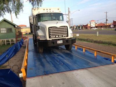 China Pit Type Weighbridge Load Cell Analog 80 Ton Weighing Machine Road Weighbridge for sale