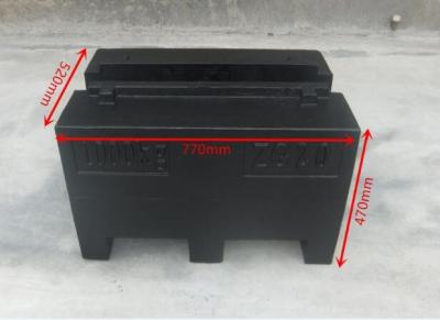 China Cast Iron Slotted Calibration Weights For Digital Scales 1000 Lb Test Weight Standard for sale