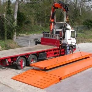 China 100 Ton Truck Scale Weighbridge Anti Oxidation 3*16m zu verkaufen