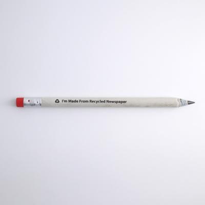 China Office & School Pencil OEM Design Safe Non-Toxic Journal Pencil With A Rubber for sale