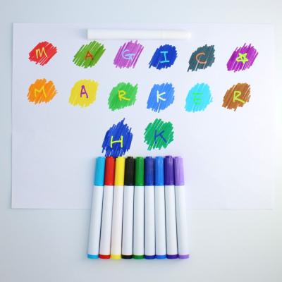 China Kids Paint Marker Top Selling Guaranteed Quality Multi Color Ink Magic Changing Marker Pen for sale