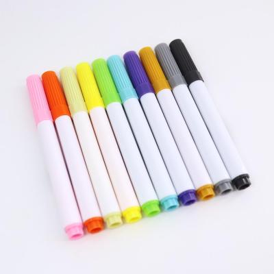 China School Marker Customized Logo Writing Smoothly Color Printing Felt Tip Marker Pen for sale