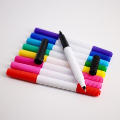 China Promotional Hot Sale Dual Marker Tip Water Color Tip Acrylic Marker Pen For Kids for sale