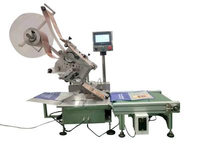 China 400w Siemens PLC Desktop Bag Labeling Machine Applicator For Pouches for sale