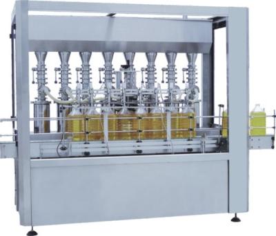 China Programmable Sunflower Olive Oil Sauce Filling Machine 2500ml Servo Piston Pump for sale