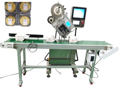 China YIMU Zebra ZE500 Print Apply Labeling Systems QR Barcode Corner Label Applicator for sale