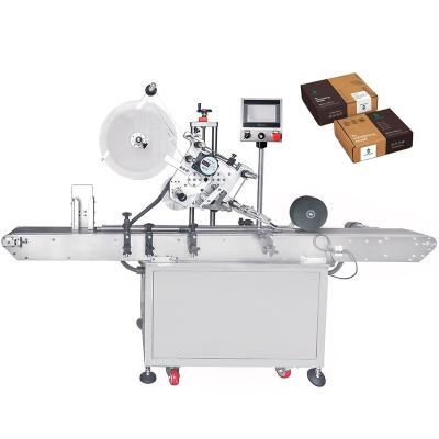 China YM210 Full Automatic Bag Pouch Flat Top Surface Labeling Mchine For Box Packaging for sale