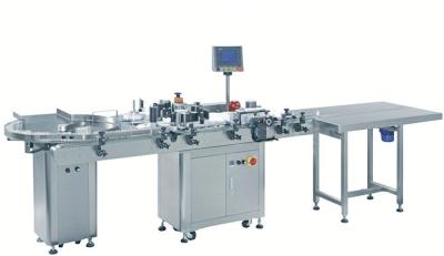 China Tabletop de rotulagem do equipamento da garrafa de vidro da cerveja SS304 em volta do aplicador do Labeler da garrafa à venda