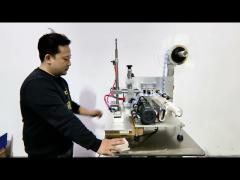 desktop Semi Automatic Label Applicator Machine For flat surface