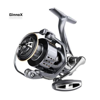 China Wholesale 5.2/4.9 3+1BB 2000-7000 GinnoX LEFT HAND 15 Kg Drag Freshwater Saltwater Boat Surf Matel Fishing Trolling Spinning Reel for sale