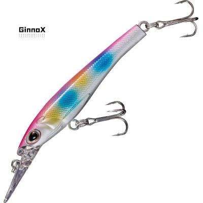 China Wholesale ABS Plastic 90mm Hard Plastic 5g Long Tongue Shaking Pop Lure Swimming Minnow Bass Trout Walleye Yellowcheek Fishing for sale