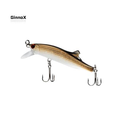 China Wholesale Ginnox 80mm ABS Saltwater 26g Bass Trout Walleye Floating Surfcasting Fishing Lure Artificial Hard Plastic Freshwater Minnow for sale