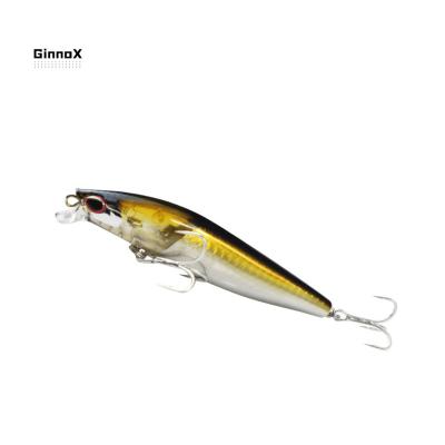 China Wholesale Artificial Hard Plastic Seawater Surfcasting Fishing Lure Freshwater Minnow 14g 20g ABS Ginnox Bass Trout Walleye Floating for sale