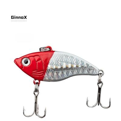 China Wholesale Plastic Artificial Hard Plastic Bass Trout Walleye 50mm ABS Ginnox Saltwater Sinker Surf 10g VIB Fishing Lure for sale