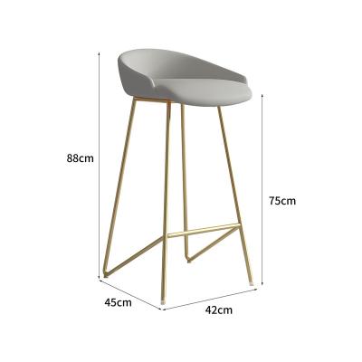 China Stable service flats light metal bar furniture luxury modern custom stool chairs bar umpire chair for sale