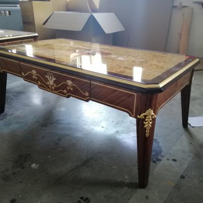 China Modern and Exquisite Solid Wood Antique Table (Height) Middle East Style Adjustable Hotel Furniture Foshan Chuangdian for sale