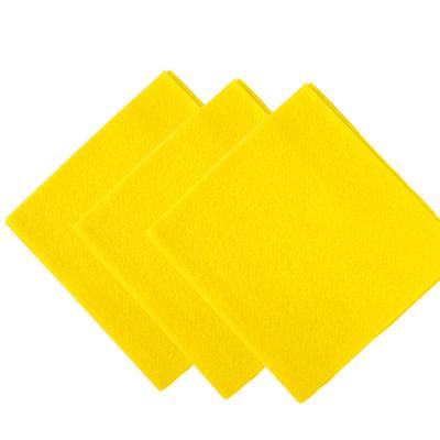 China Viable Yellow Yellow Clean Tissues Microfiber Household Squishy Cloth for sale