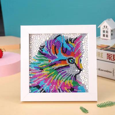 China DIY Cartoon Diamond Painting Kids Diamond Kits Owl Bird Painting Animal Painting for sale