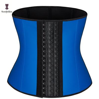 China Antibacterial Black Beige Pink Purple Blue Girdle Body Slimming Sexy Underbust Corset Latex Waist Cincher Corset Waist Trainers for sale