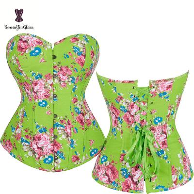 China Wholesale Price Antibacterial Green XXL Lavender Green Bustier Corselet Plus Size S For Woman Body Shape Wear for sale