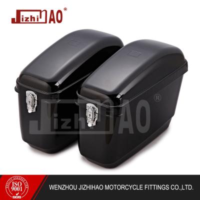 China ABS Universal Motorcycle Hard Saddle Bags For Any Models Motorcycle for sale