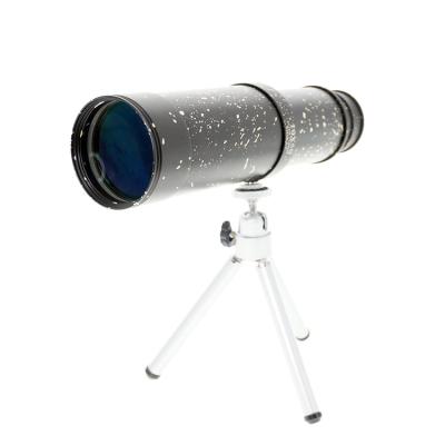 China Objective Lens Shockproof Monocular Large Straight Tube High Power Telescope Connected With Tripod for sale