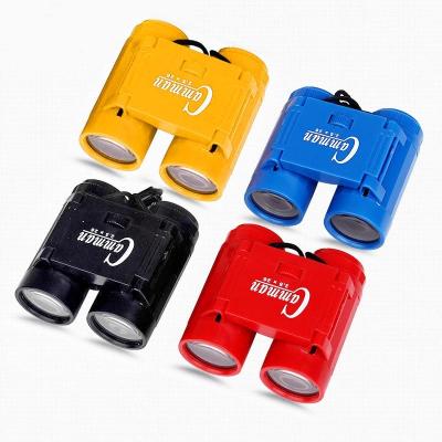 China ABS/PMMA/PP Children Kids Magnification Toy Binocular Telescope Neck Tie Strap for sale