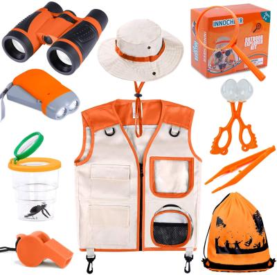 China Toy Kids Outdoor Adventure Kit Funny Nature Exploration Educational Toy for Boys Girls Plug in Safari Vest Catch Pack and Bug Hat for sale