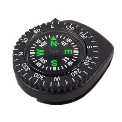 China Eco-friendly 18mm compass with base north-south needle with ribbon rubber-backed compass for sale