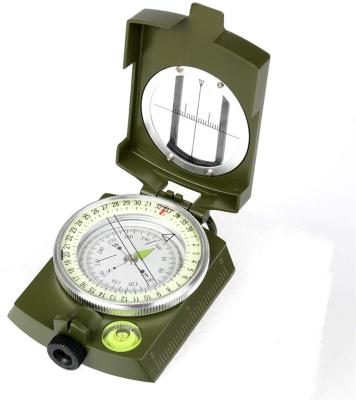 China Sighting window with line of sight Brunton multifunctional military compass survival prismatic compass wholesale camping for sale