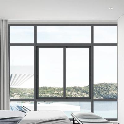 China Magnetic Screen Best selling products 2023 aluminum vertical sliding window double glazing windows and doors residential windows for sale