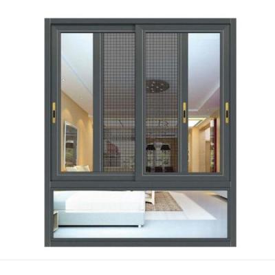 China Magnetic Screen Modern hurricane impact rated aluminum windows and doors horizontal folding window mechanism residential windows for sale