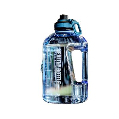 China Sustainable STARLII Wholesale BPA Free Half Gym Sport Fitness Motivational Gallon Plastic Water Bottles With With Times To Drink for sale