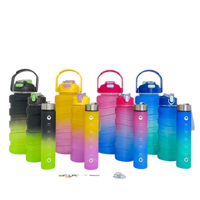 China Stocked STARLII 2023 3 Piece Size Set Sport Bpa Free Plastic Water Bottle Of 3 Direct Drinking Half Gallon Botella De Agua for sale