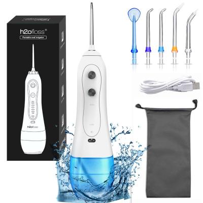 China IPX7 Waterproof Dental Oral Irrigator Water Flosser Water Toothpick h2o toothpick h2ofloss oral floss teeth clean dental oral irrigator for sale