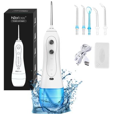 China Best cheap oral irrigator usb rechargeable cordless IPX7 waterproof pressurize oral dental irrigador for portable travel water flosser teeth for sale